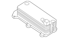 Oil Cooler LR158733 Compatible With Land Rover