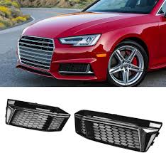 Fog Lamp Cover Compatible With AUDI A4 B9 2016-2019 Fog Lamp Cover Left 8W0807681F & Right 8W0807681F Tag-FC-14