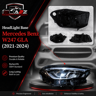 Headlight Base Compatible With Mercedes Benz W247 GLA (2021-2024) Tag No.114
