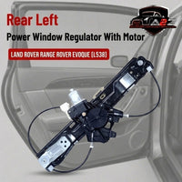 Rear Left Power Window Regulator With Motor LR026718 Compatible with LAND ROVER RANGE ROVER EVOQUE (L538)