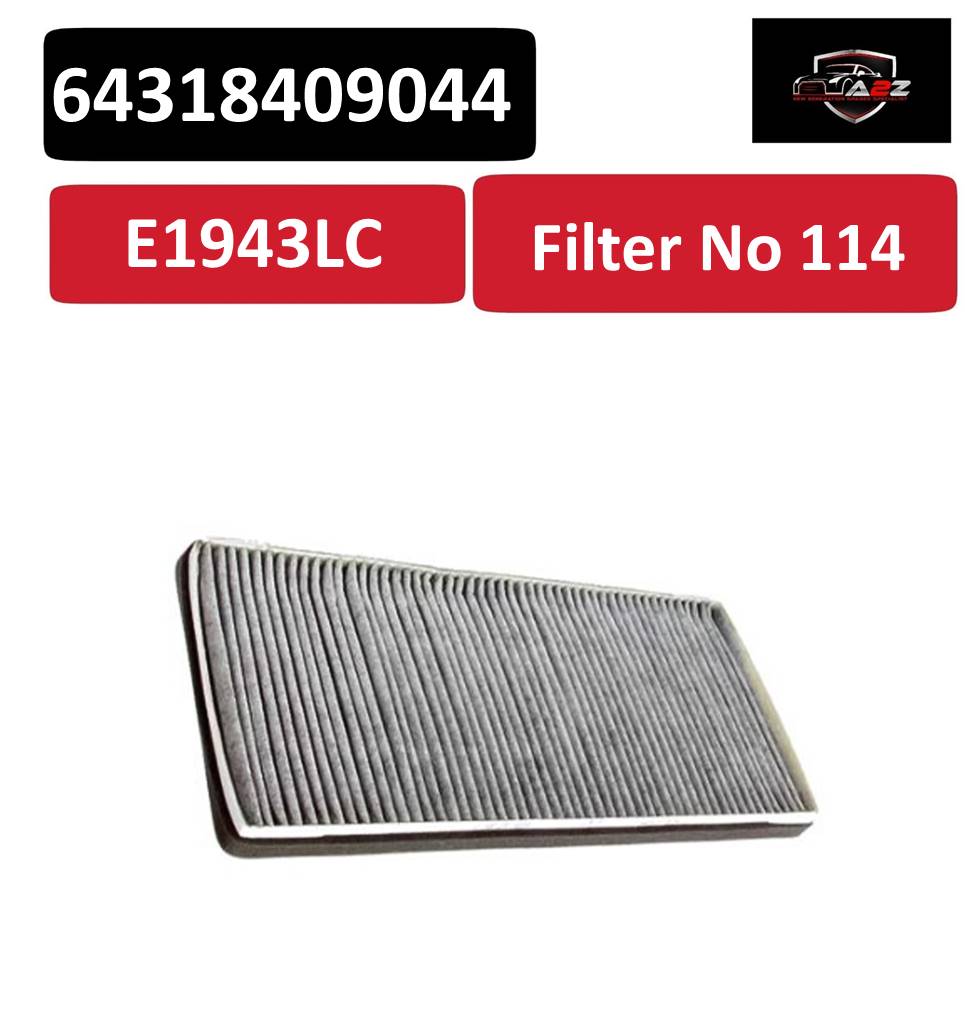 Air Filter E1943LC & 64318409044 & OX1238D 64312218428 64319218706 64319224085 Compatible With LAND ROVER RANGE ROVER III (L322) Tag : 114