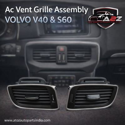 Black Ac Vent Grille Assembly Right 31393995 & Left 31393997  Compatible With VOLVO V40 & S60
