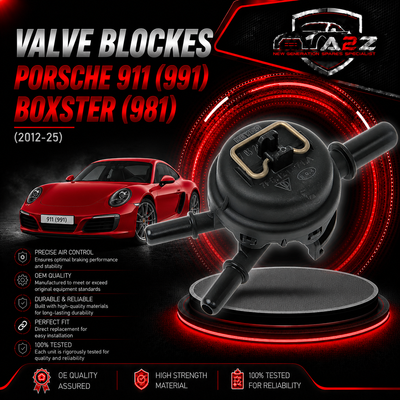 Valve Blockes 7P5121671A Compatible With PORSCHE 911 (991) BOXSTER (981)