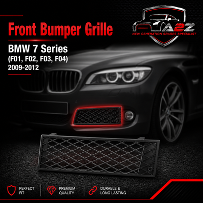 Front Bumper Grille Left 51117184149 & Right 51117184150 Compatible With BMW 7 Series (F01, F02, F03, F04) 2009-2012 Tag-BG-51