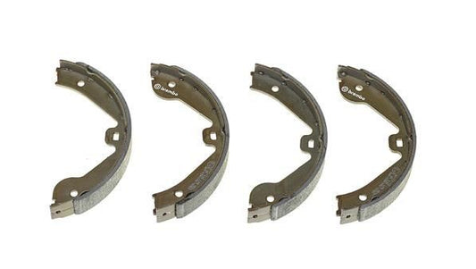 Rear Parking Brake Shoe Set 1644200620 7L698525 Compatible With  AUDI Q7 (4LB) & MERCEDES-BENZ GL-CLASS (X164) & M-CLASS (W164) & R-CLASS (W251, V251) & VW TOUAREG (7LA, 7L6, 7L7)