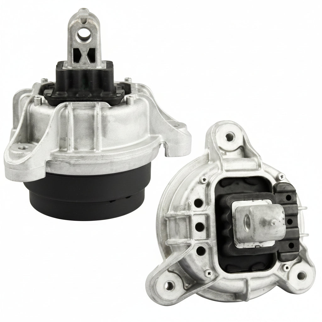 Engine Motor Mount Left 22116785601 & Right 22116785602 22117935149 22116860009 Compatible With BMW 5 Series F10/520D & 6 Coupe F13 6 Gran Coupe F06