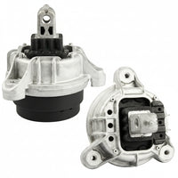 Engine Motor Mount Left 22116785601 & Right 22116785602 22117935149 22116860009 Compatible With BMW 5 Series F10/520D & 6 Coupe F13 6 Gran Coupe F06