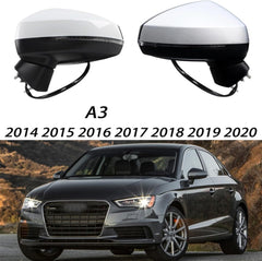 Mirror Assembly Electric Folding/Turn Signal Complete Door wing Mirror Left & Right (10 Pin) Compatible With AUDI A3 Tag-SMA-157