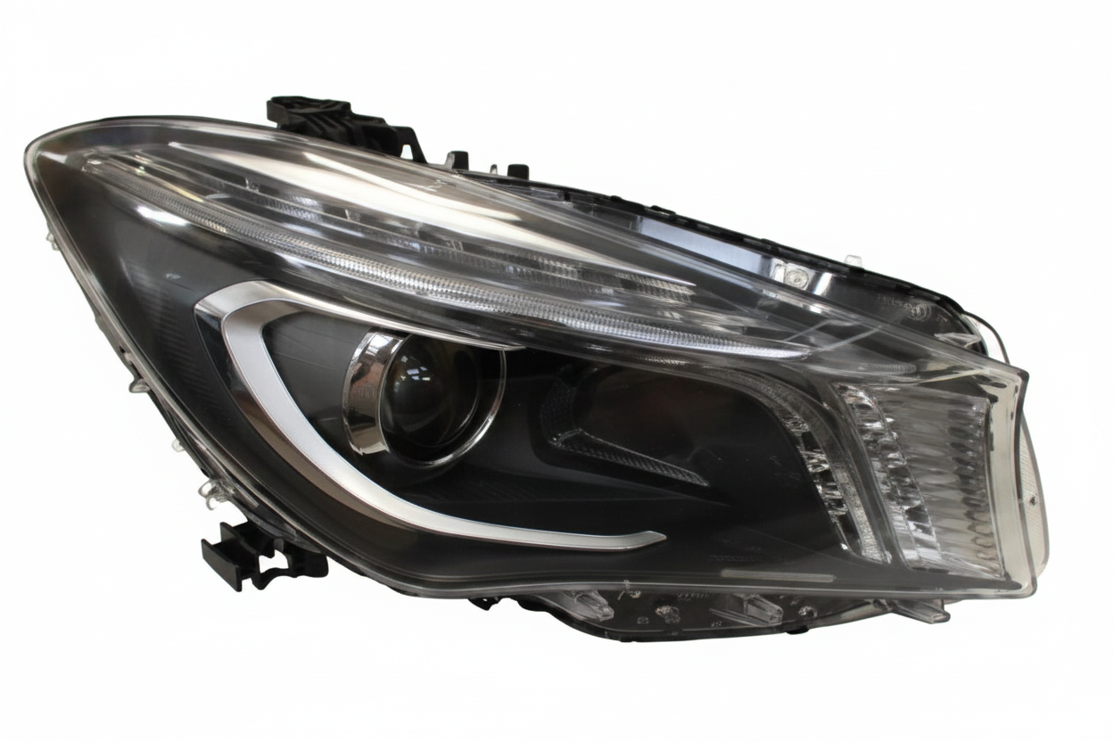 Headlight Headlamp Left A1179065100 & Right A1179065200 (Without Blaster) Compatible With MERCEDES-BENZ CLA (W117) 2014-2017