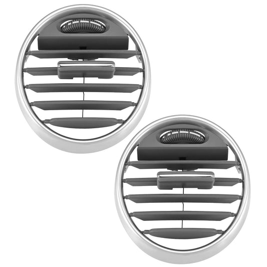 Front Brown Air Conditioner Back Ac Vent Grille Outlet Tab Clip Slider Repair Kit 1648302154 1648302354 Compatible With MERCEDES-BENZ GL-CLASS W164 & ML-CLASS W164 (Set Of 4)