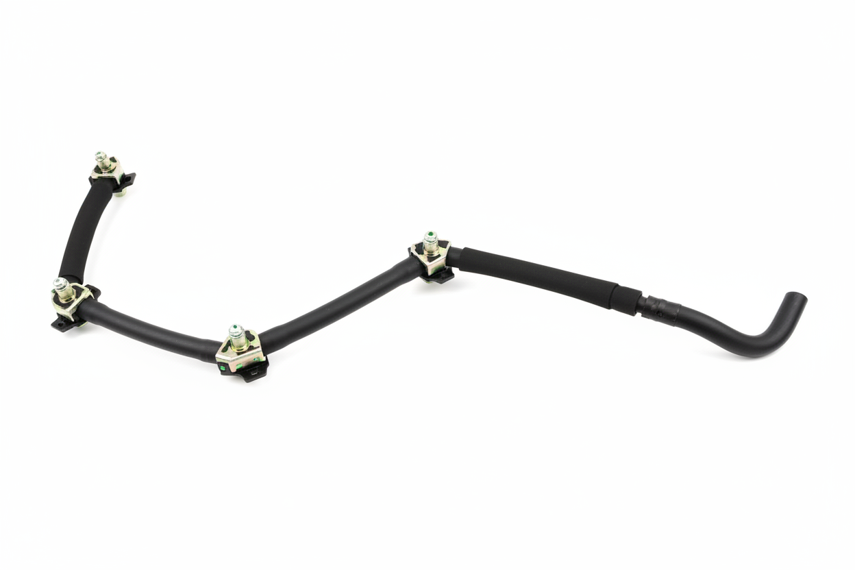 Fuel Injector Return Line Pipe 04L130235J 04L130235N Compatible With AUDI A3 Q3 & SKODA KODIAQ I (NS6, NS7, NV7)