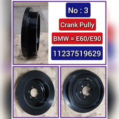 Crankshaft Pulley 11237519629 Compatible With BMW 3 Series  (E90) & 5 Series  (E60) & X3 (E83) Tag-CP-03