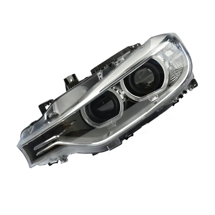 Complete Headlight Assembly (Xenon Performance) Left 63116339385 63117339385 63117314531 & Right 63117339386 63117314532 (Without Blaster) Compatible With BMW 3 Series F30 (2011-2015)  Projector Tag No.55