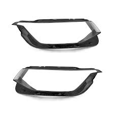 Car Front Headlight Transparent Lamp Sade Glass Headlight Lens Cover Compatible For Volkswagen Tiguan 2021-2023