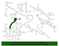 Water Filler Neck 31364164 Compatible With VOLVO S60 [2014-2019]