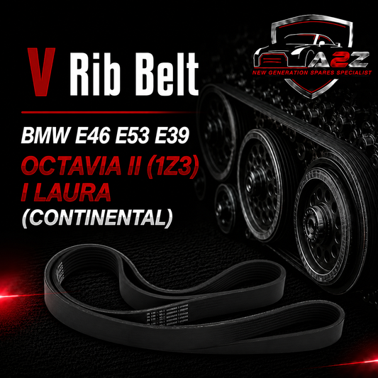 Ribbed V-Belt 11281437450 Compatible With BMW E46 E53 E39