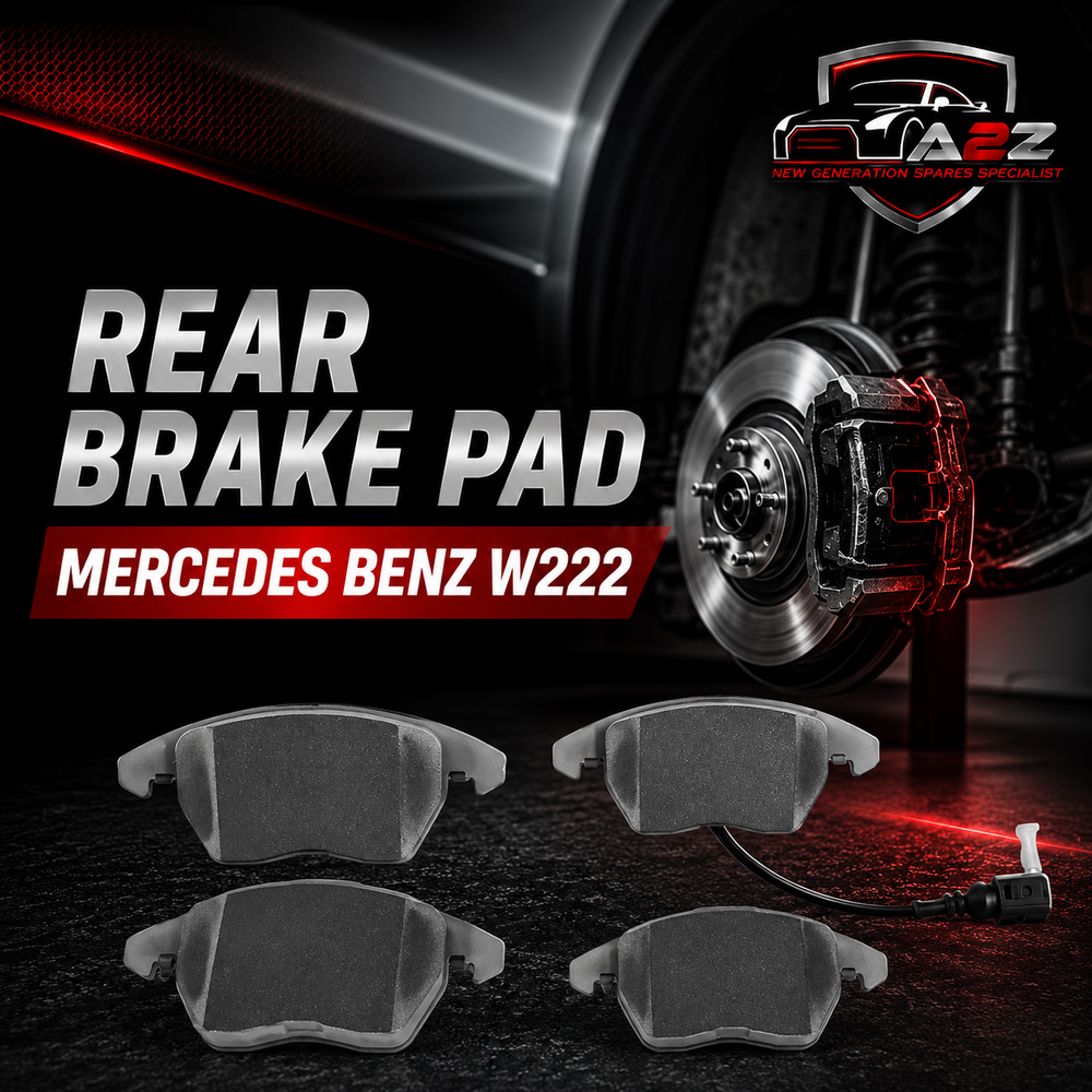 Rear Brake Pad Set 0064206920 Compatible With Mercedes Benz W222