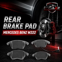 Rear Brake Pad Set 0064206920 Compatible With Mercedes Benz W222