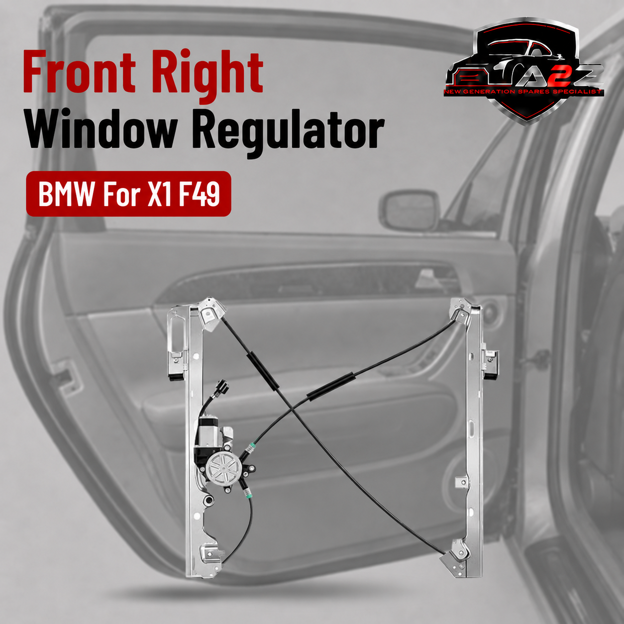 Front Right Window Regulator 51337434790 Compatible With BMW For X1 F49