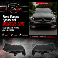 Front Bumper Spoiler Left 2538857900 & Right 2538858000 Compatible With Mercedes-Benz GLC-CLASS W253 (2016-2019) Tag No.136