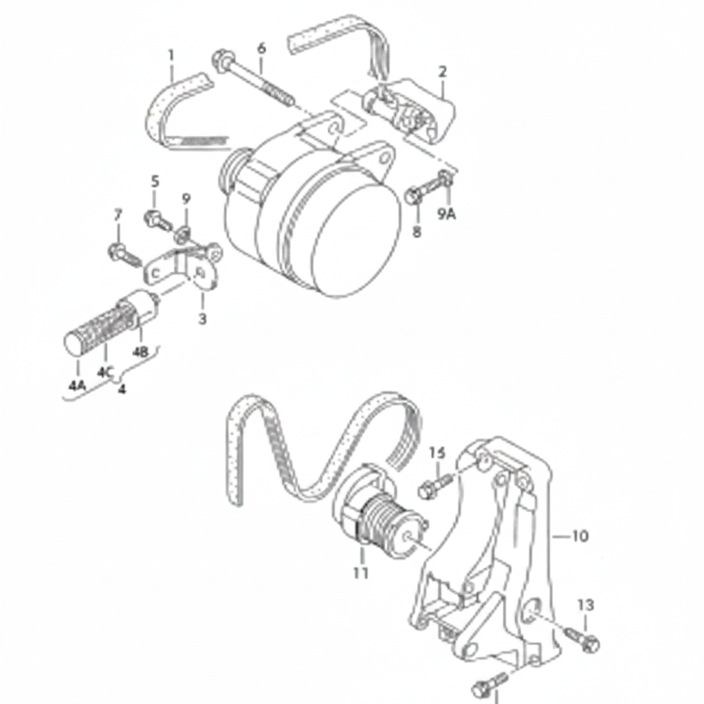 Multi Rib Belt 6PK1076 036145933AJ Compatible With SKODA FABIA II (542) (CONTINENTAL)