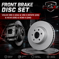 Front Brake Disc Set 32233185 32254356 32217561  Compatible With VOLVO S90 II (234) & V90 II Estate (235) & XC40 (536) & XC60 II (246)