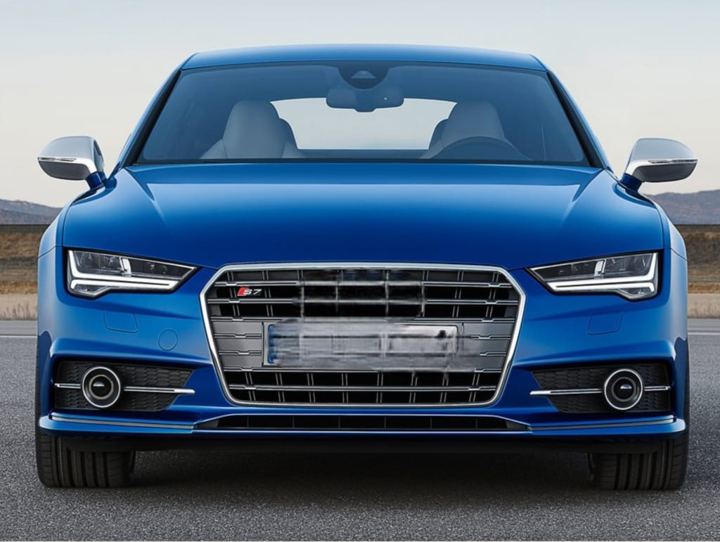 S7 Matt Grey Upgrade Show Grill Compatible With Audi = A7 (2016-18) Tag No.231