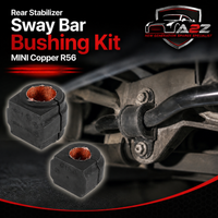 Rear Stabilizer Sway Bar Bushing Kit 33556754823 Compatible With MINI (R56) & MINI Convertible (R57)