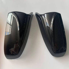 Side Mirror upper cover  (Side Mirror cover) Carbon Fiber Horn Model Left 51167180725 &  Right 51167180726 Compatible With BMW X5 E70 & X6 E71 TAG-SMC-52