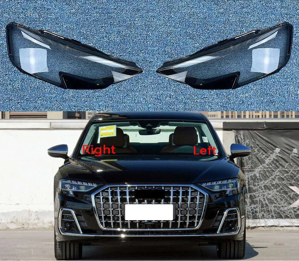 Headlight Glass Set Compatible With AUDI A8 (2022-2024)