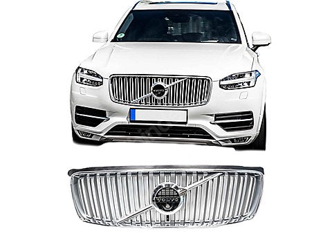 Front Radiator Show Grille (Silver) 31425934 Compatible With Volvo XC90 (2016-19)