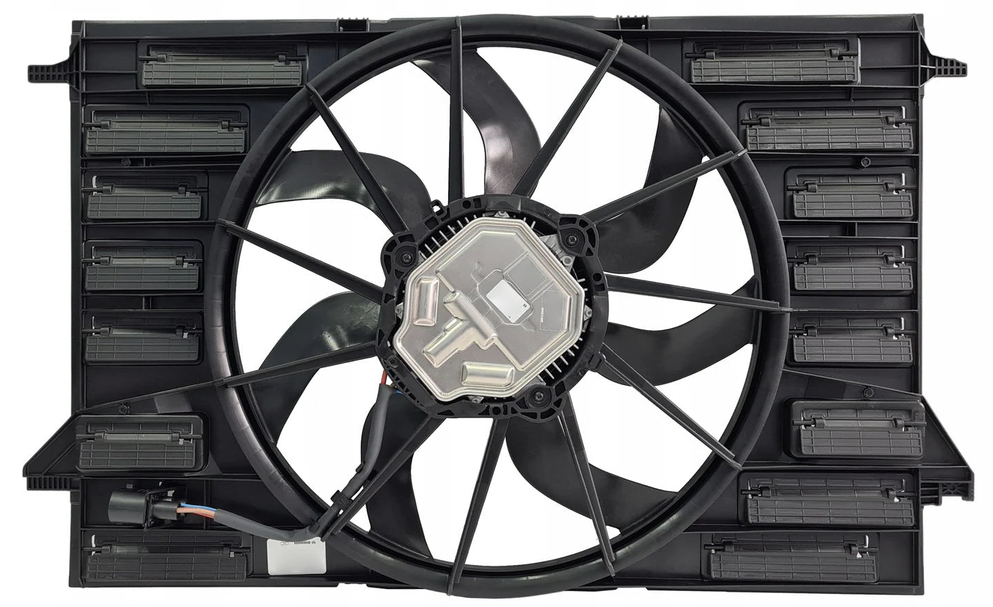 Cooling Radiator Fan Assembly Base 8W0959455M 8W0959455F Compatible With AUDI A4 B9 (8W2, 8WC) | A4 / S4 & A6 C8 (4A2) & A7 Sportback (4KA) | A7 / S7 & Q7 (4MB, 4MG, 4MQ)