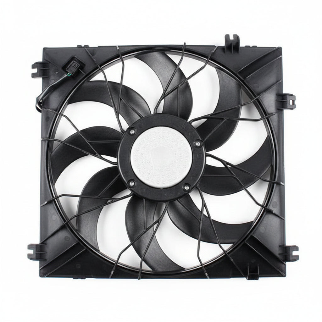 Engine Radiator Cooling Fan Assembly 2215000493 Compatible With MERCEDES-BENZ S-CLASS (W221, V221)