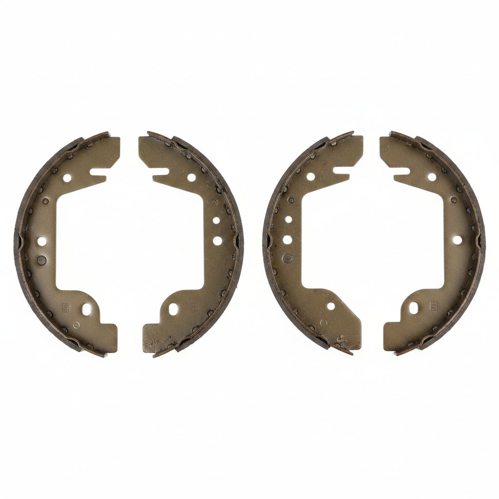 Rear Parking Brake Shoe Set 1644200620 7L698525 Compatible With  AUDI Q7 (4LB) & MERCEDES-BENZ GL-CLASS (X164) & M-CLASS (W164) & R-CLASS (W251, V251) & VW TOUAREG (7LA, 7L6, 7L7)