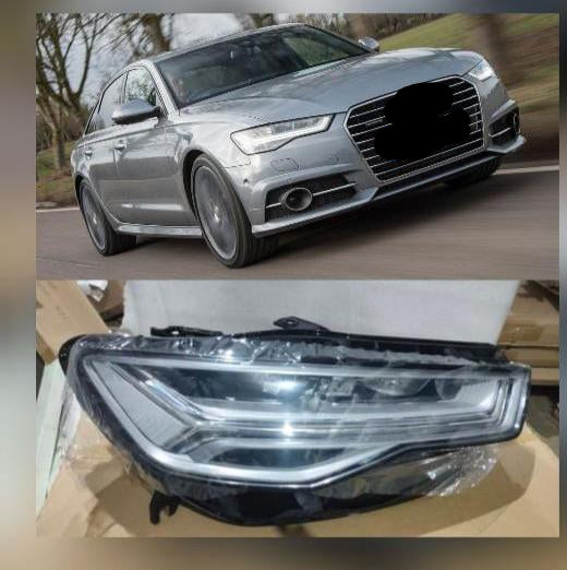 Headlight Headlamp Left 4GD941773 & Right 4GD941774 (Without Blaster) Compatible With AUDI A6 4G  (2016-2018)