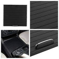 Black Central Console Drink Water Cup Holder Cover Shutter Roller Trim 1666805802-9051  A1666805802  Compatible With MERCEDES-BENZ GL-CLASS (X166) & GLE Coupe (C292) & GLS (X166)