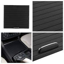 Black Central Console Drink Water Cup Holder Cover Shutter Roller Trim 1666805802-9051 Compatible With MERCEDES-BENZ GL-CLASS (X166) & GLE Coupe (C292) & GLS (X166)