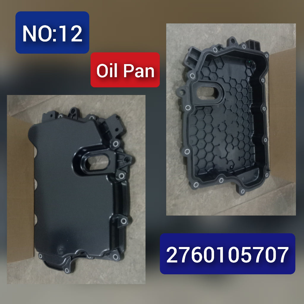 Oil Pan 2760105707 2760141800 A2760105707 A2760141800 Compatible With MERCEDES-BENZ S-CLASS W222 Tag-OP-12