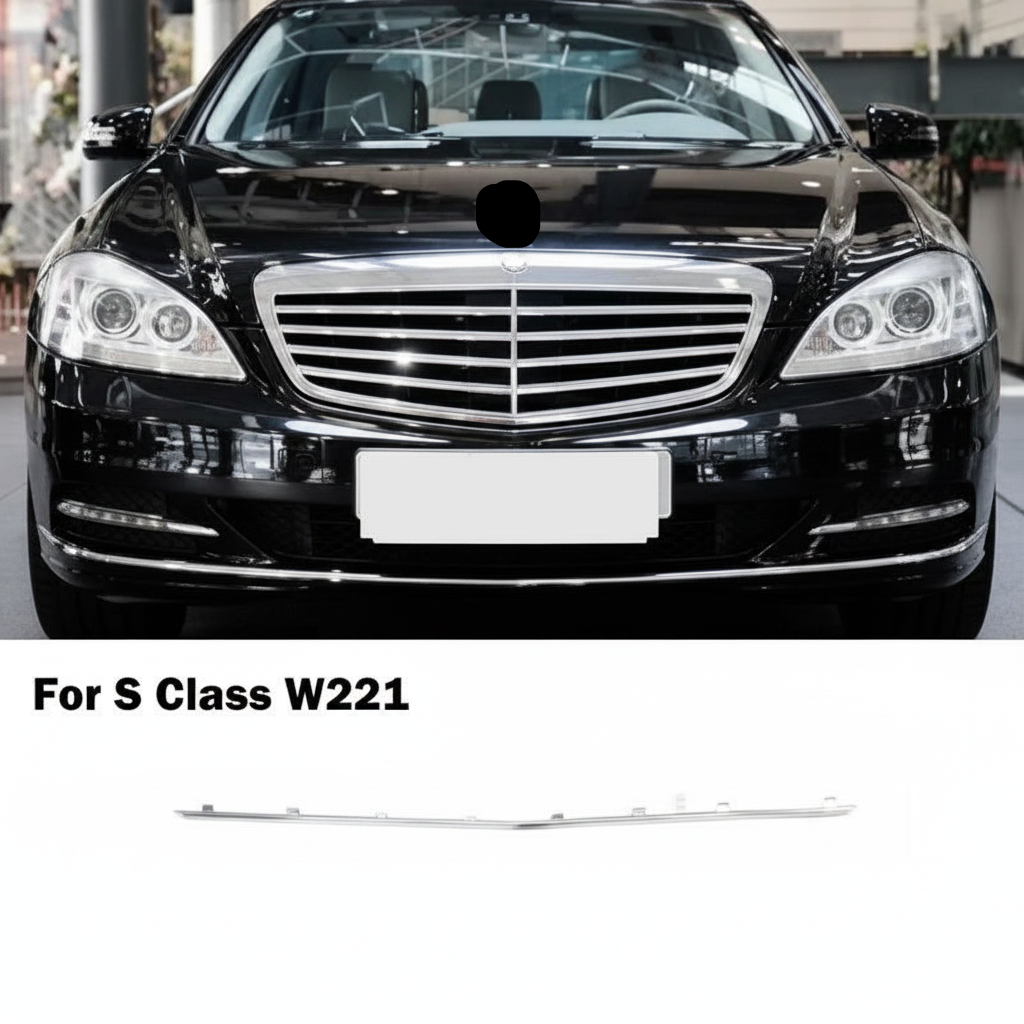 Front Bumper Chrome 2218850021 Compatible With MERCEDES BENZ S-CLASS W221 2009-2013 Tag No.144