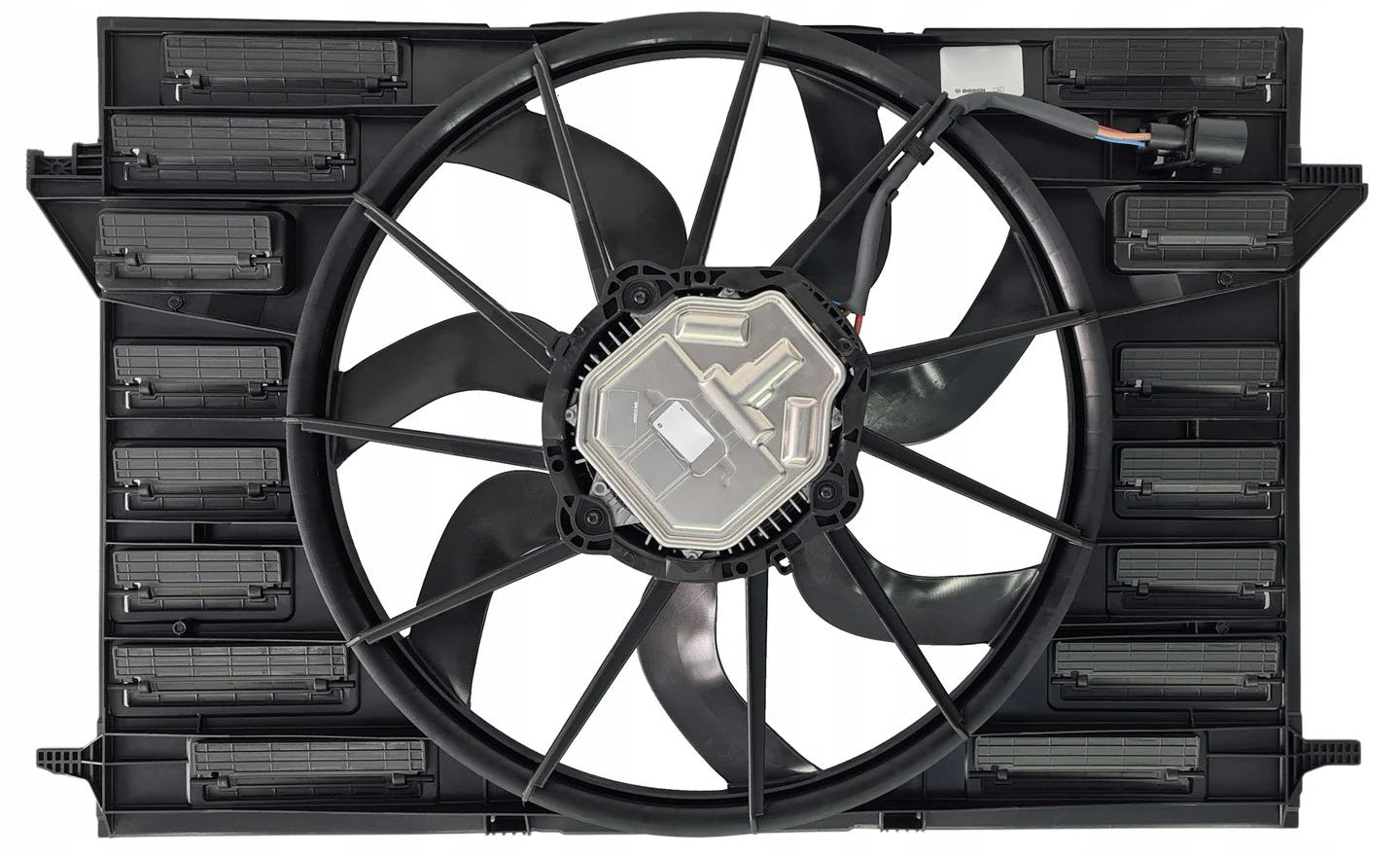 Cooling Radiator Fan Assembly Base 8W0959455M 8W0959455F Compatible With AUDI A4 B9 (8W2, 8WC) | A4 / S4 & A6 C8 (4A2) & A7 Sportback (4KA) | A7 / S7 & Q7 (4MB, 4MG, 4MQ)