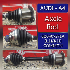 Front ( Common Left & Right )Axle Shaft 8K0407271A Compatible With AUDI A4 B8 (8K2) | A4 / S4 & A5 Sportback (8TA) | A5 / S5  (Pack of 1)