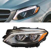 Complete Headlight Set Left 1668202700 & Right 1668202800 Compatible With Mercedes Benz W166 (2016-19)