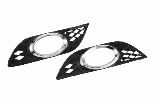 Fog Lamp Cover Compatible With MERCEDES BENZ E-CLASS W211 2006-2008  Fog Lamp Cover Left 211885822 & Right 211885922 A2118851174 Fog Lamp Chrome Right 2118851274 & Left 2118851174 Tag No.282
