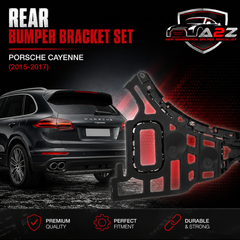 Rear Bumper Bracket Set Left 95850537750 & Right 95850537850 Compatible With Porsche Cayenne (2015-2017) Tag No.212