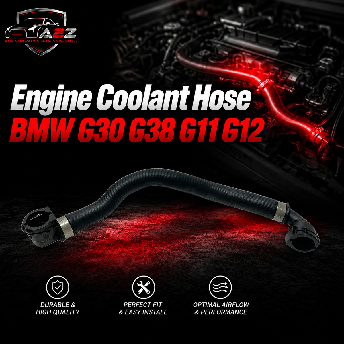 Coolant Hose Pipe 64219308346 64219317614 Compatible With BMW G30 G38 G11 G12 G32 Tag No.968