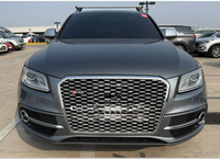 RSQ5 Black And Chrome Honeycomb Show Grill Compatible With Audi = Q5 (2013-15) Tag No.150