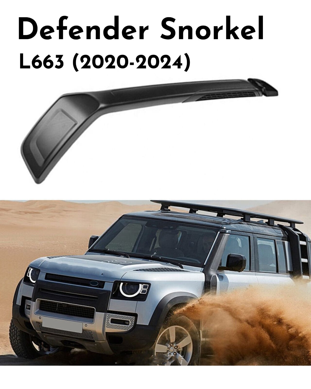 Air Intake Snorkel Compatible With Land Rover Defender L633 (2020-24)