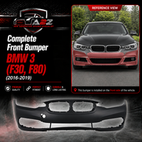 Complete Front Bumper 51117445093 Compatible With BMW 3 (F30, F80) (2016-2019) Tag No.433