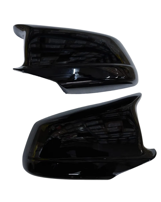 Side Mirror upper cover (Side Mirror cover)  Black Horn Model Left 51167216369  & Right 51167216370 Compatible With BMW 5 Series F10 2010-2013 TAG-SMC-55