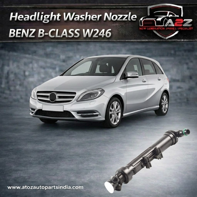 Headlight Washer Nozzle Compatible With MERCEDES-BENZ B-CLASS W246 Headlight Washer Nozzle Left 2468600547  & Right 2468600647